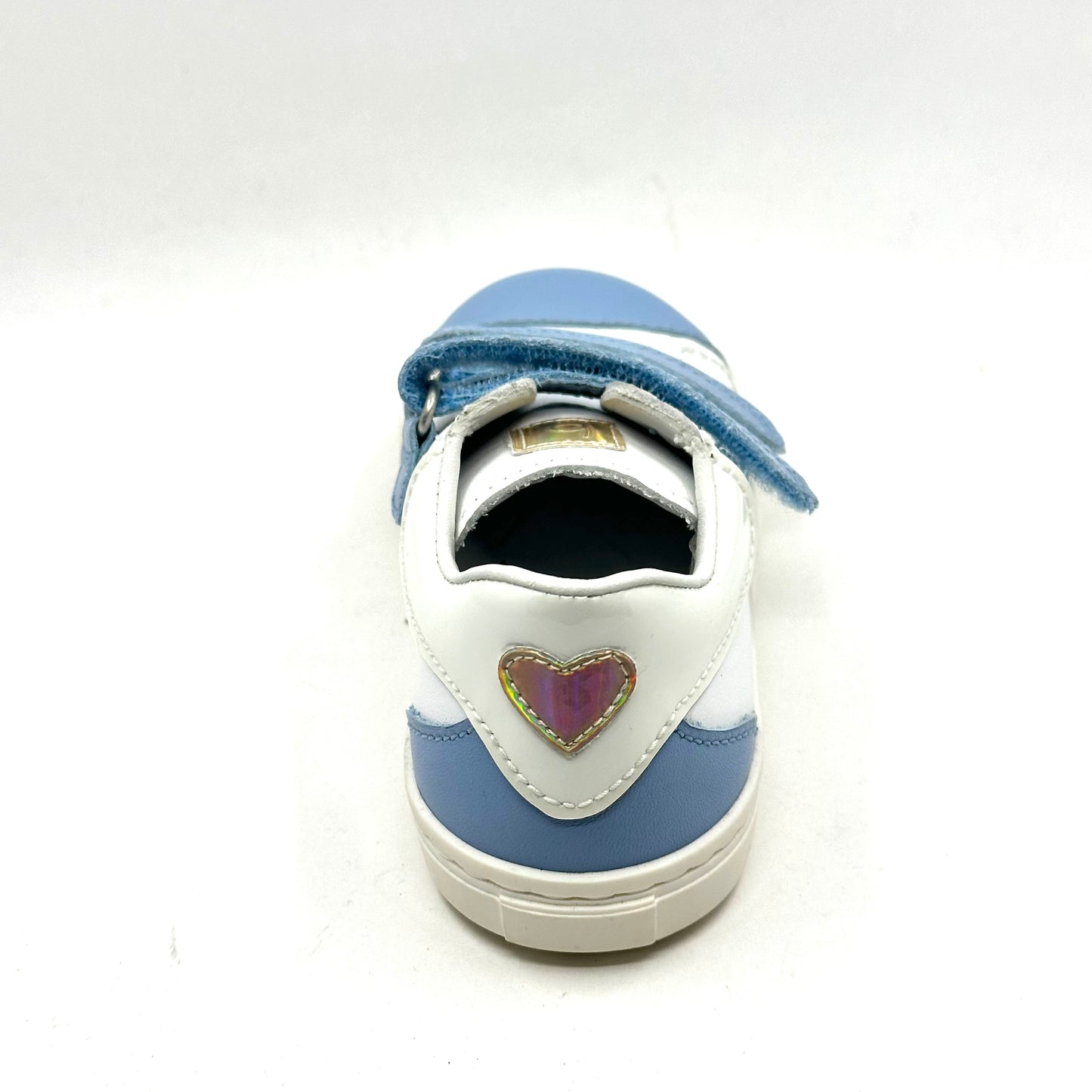 Beberlis Blue Light and White Baby Sneaker