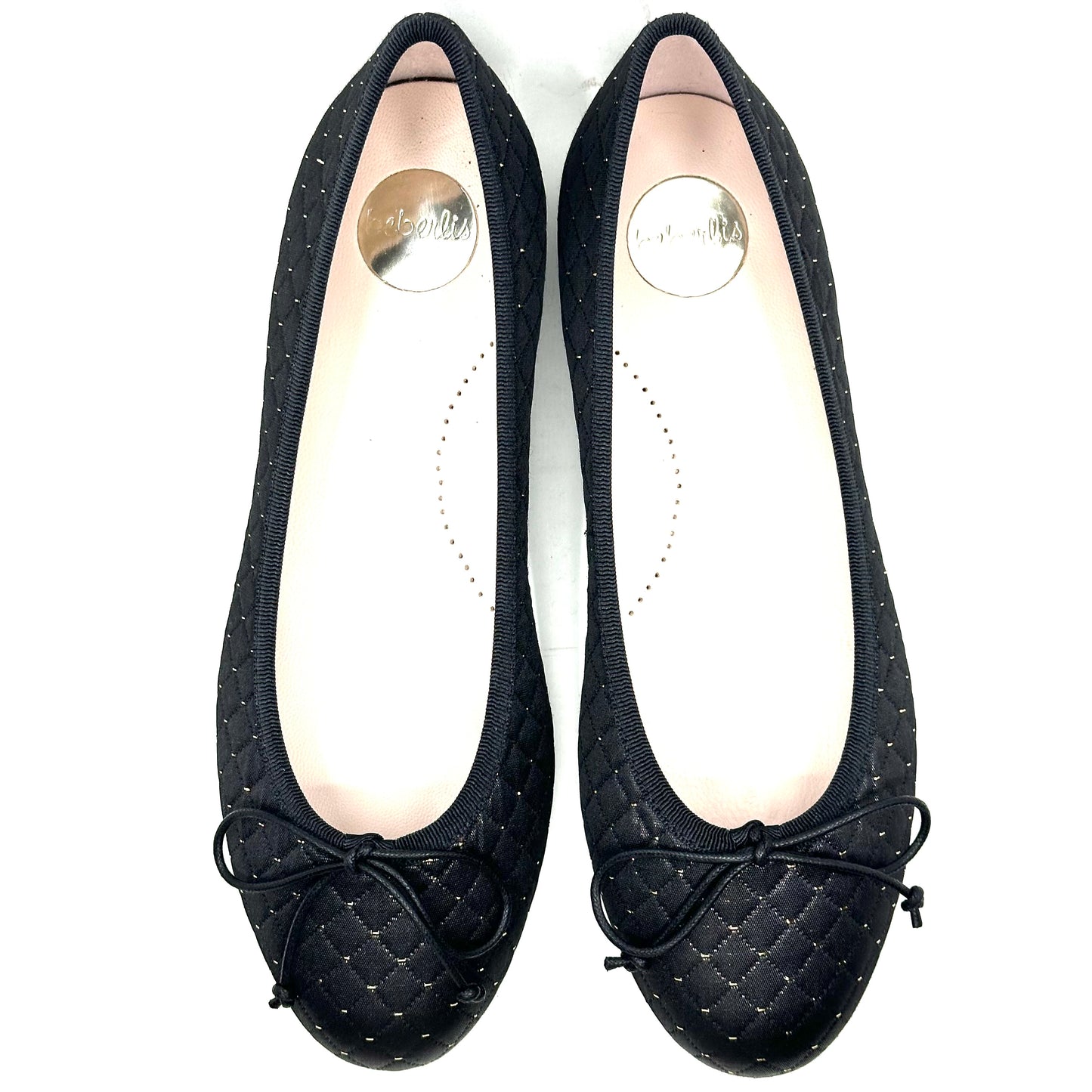Beberlis Black Textured Blanket Ballet Flat