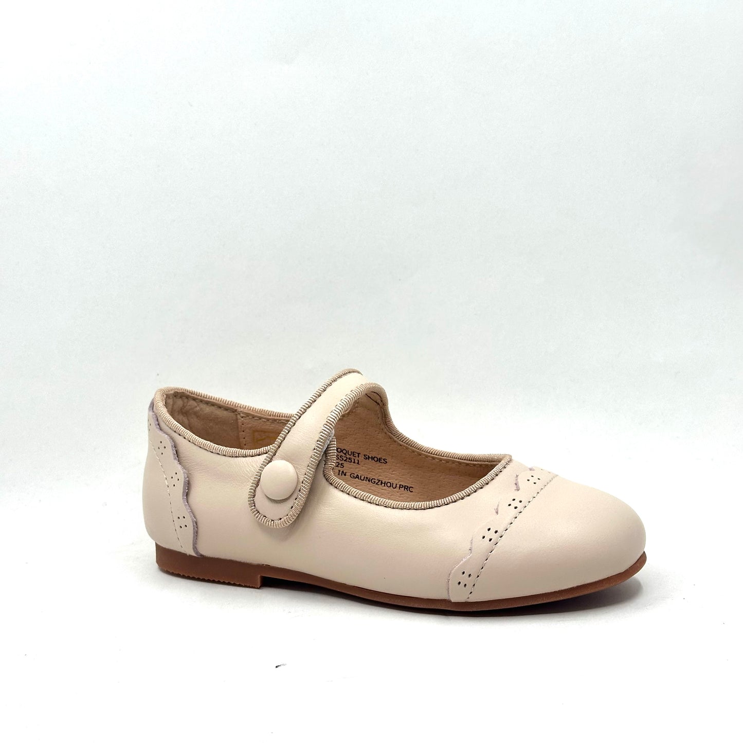 Perroquet Scalloped Pink Mary Jane