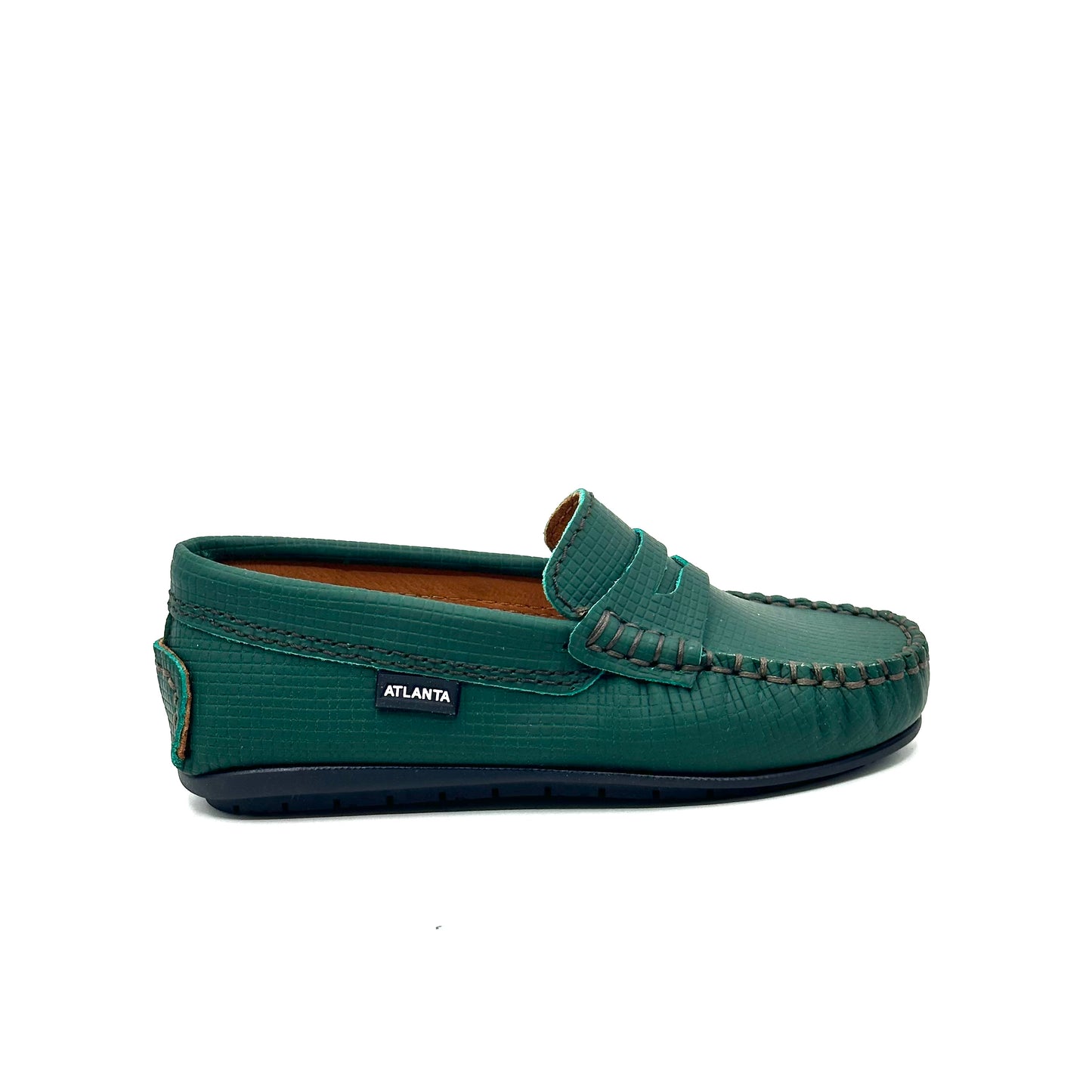 Atlanta Mocassin Green Penny Loafer