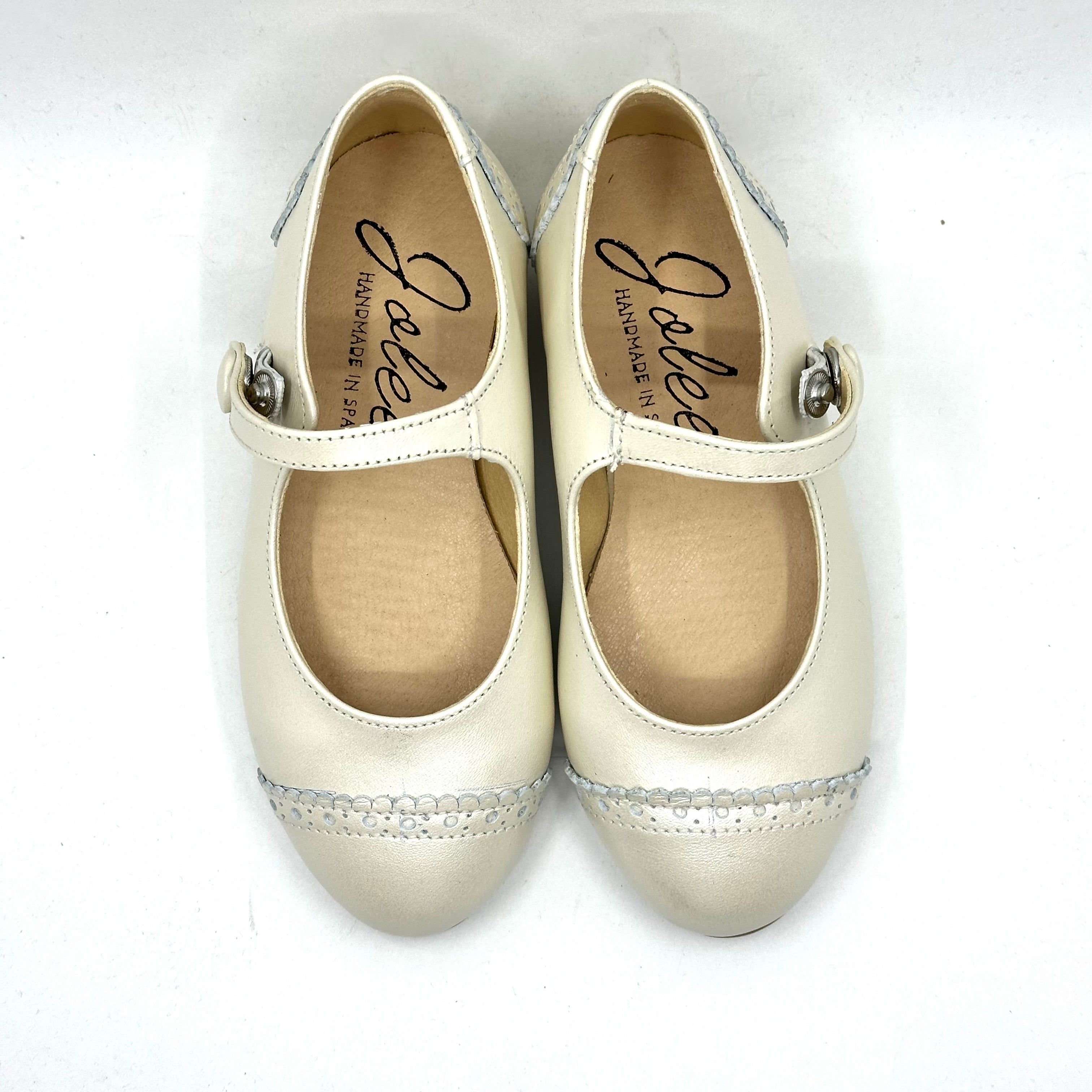 Jolee Cream Scalloped Mary Jane Sole mates Jolee Cream Scalloped Mary Jane Sole mates
