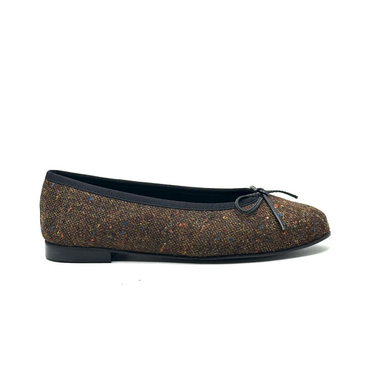 Blublonc Speckled Wool Ballerina Flat