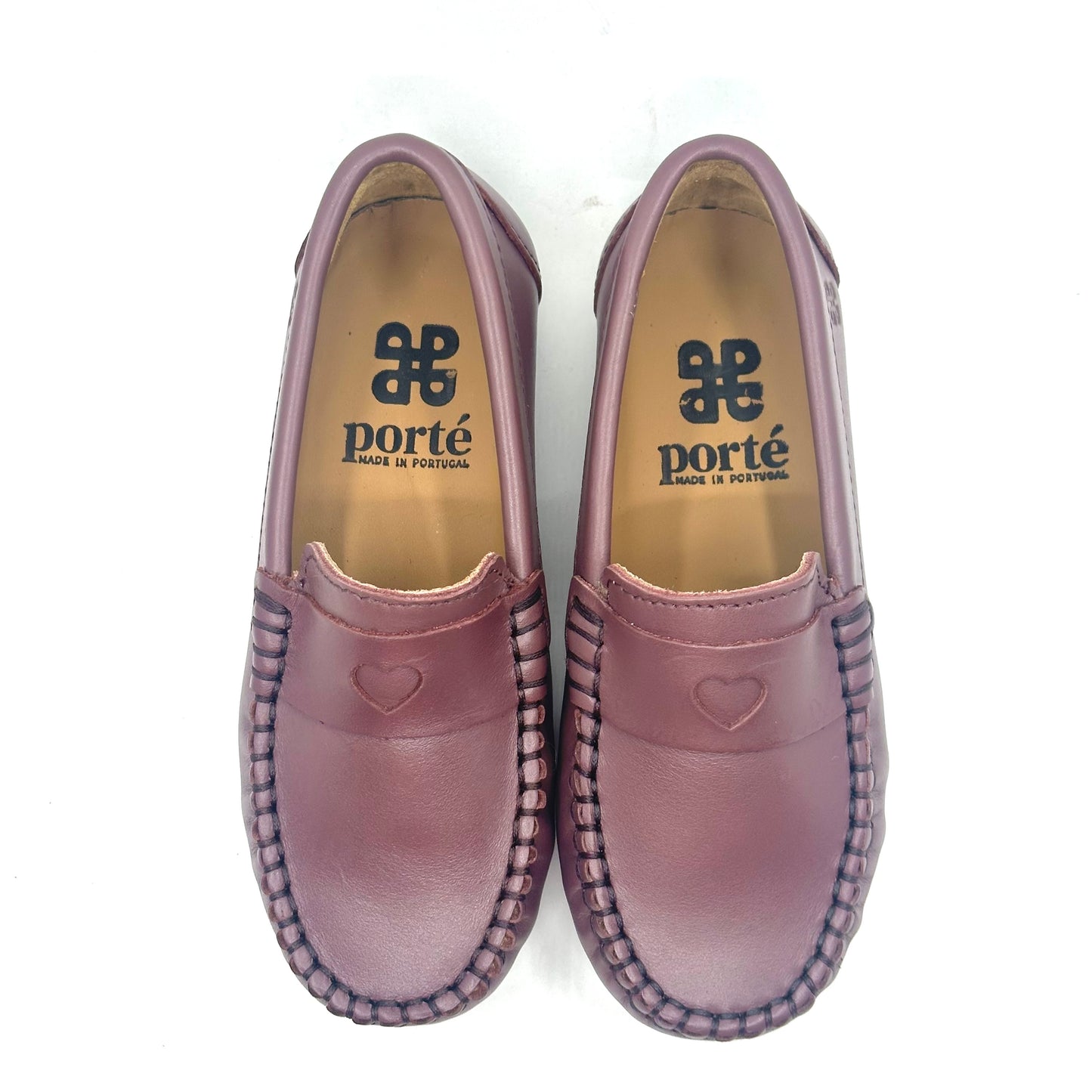 Porte Plum Pink Leather Loafer