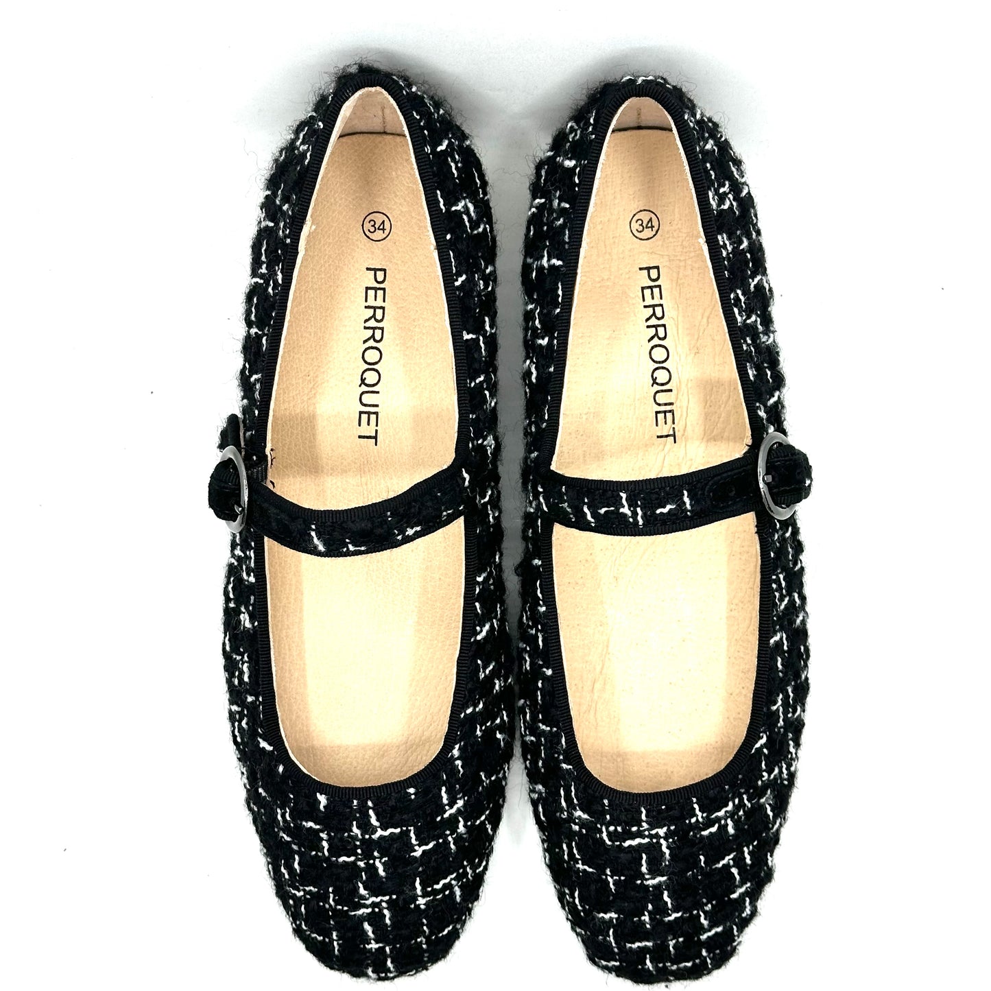 Perroquet Black Tweed Mary Jane