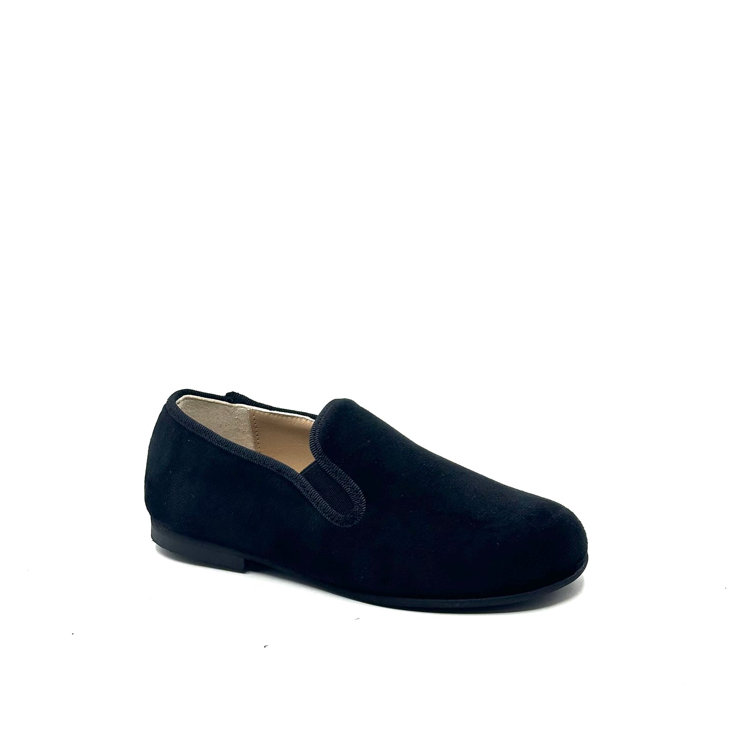 Jolee Black Velvet Slip-On Loafer
