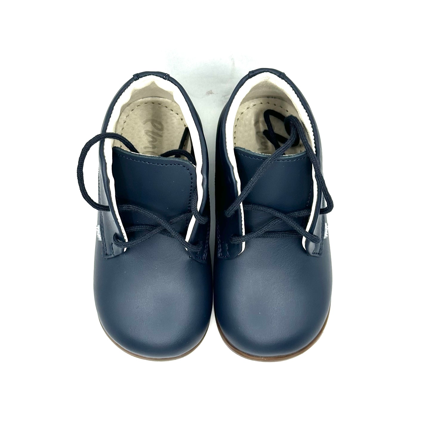 Emel Navy Leather Baby Walker