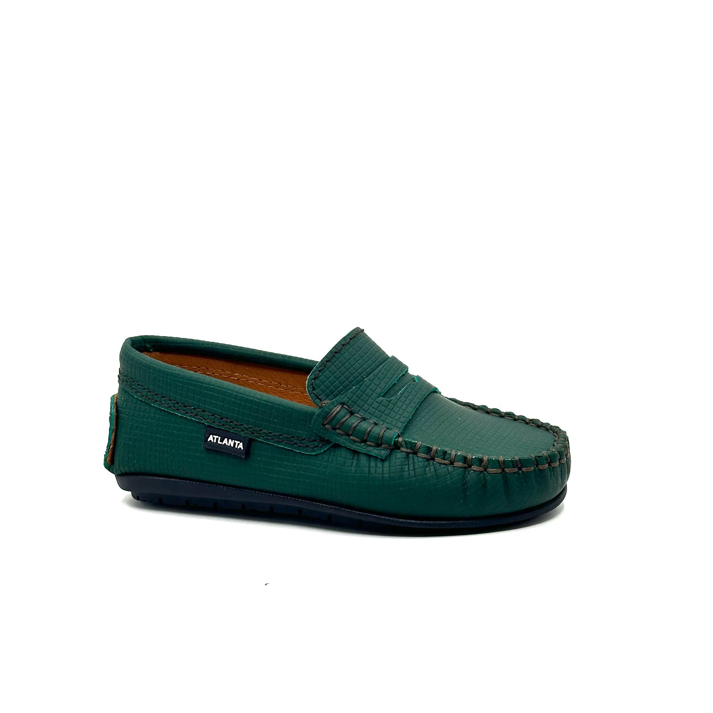Atlanta Mocassin Green Penny Loafer