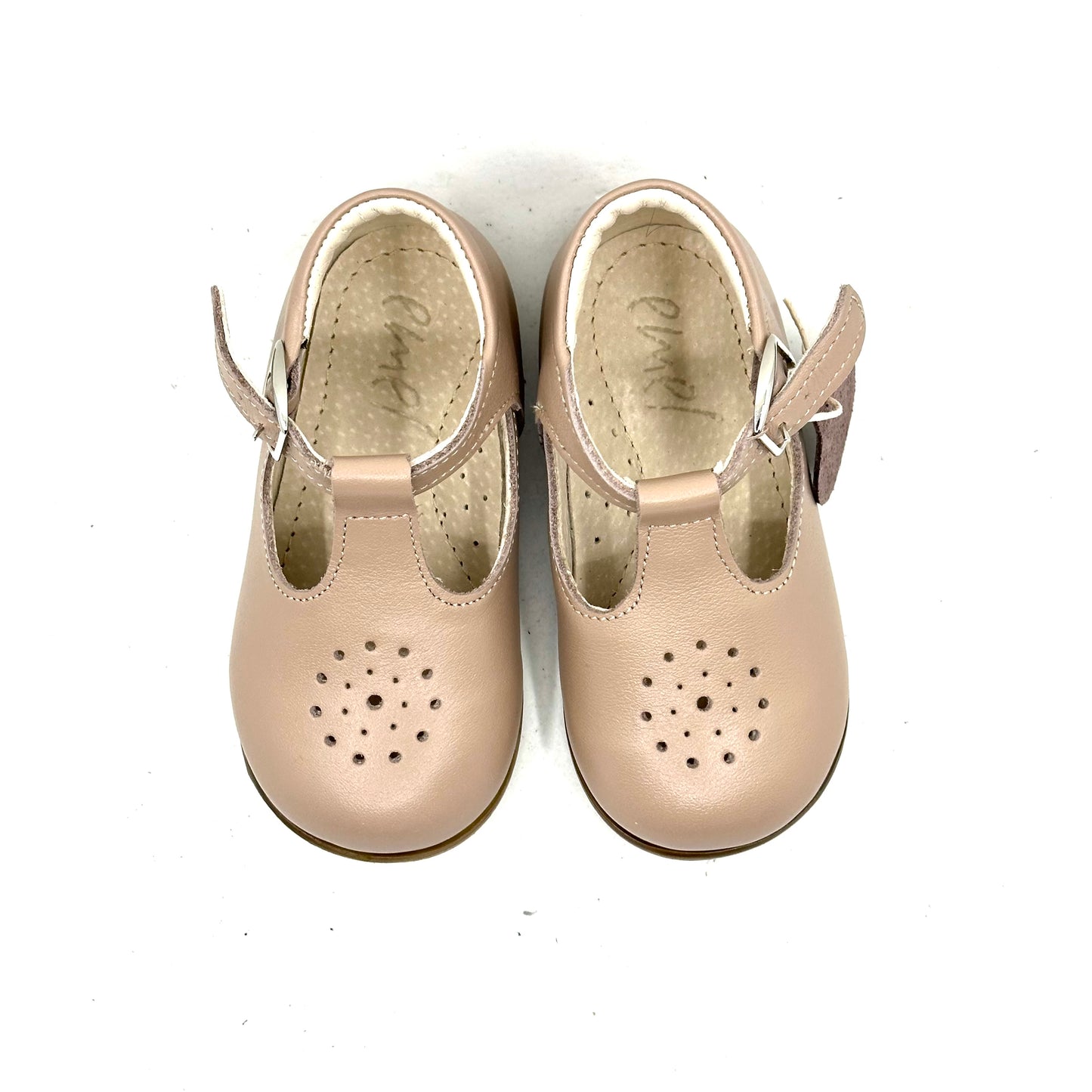 Emel Stone Taupe Buckle Baby Walker