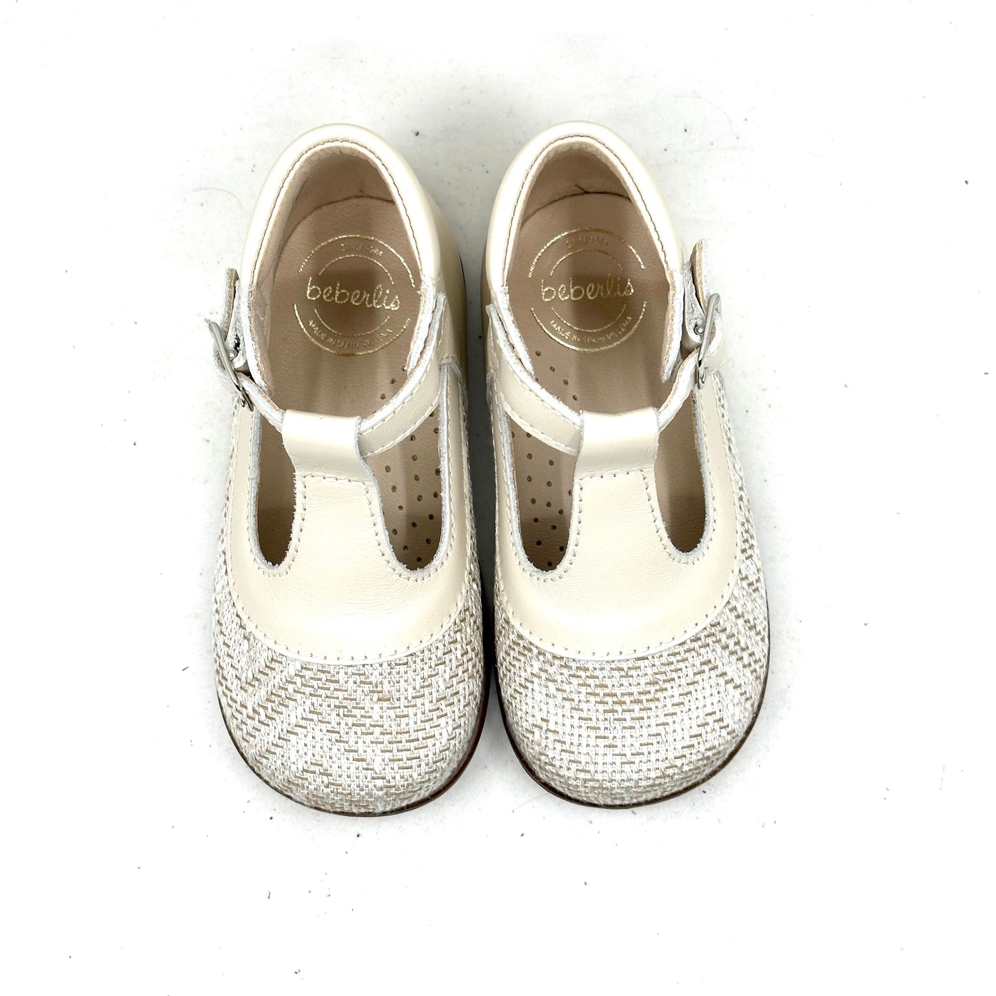 Beberlis Linen Light Beige Firstwalker