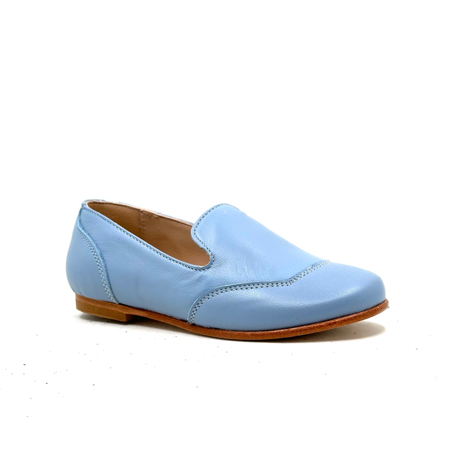 Lauve Sky Blue Slip-on Loafer