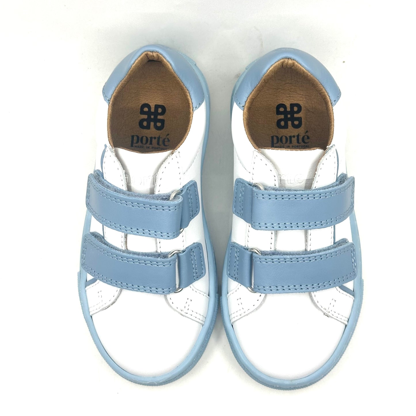 Porte Sky Blue Velcro Sneaker