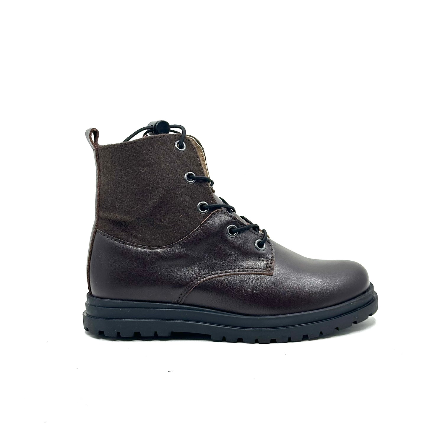 Porte Brown Leather and Seude Boot