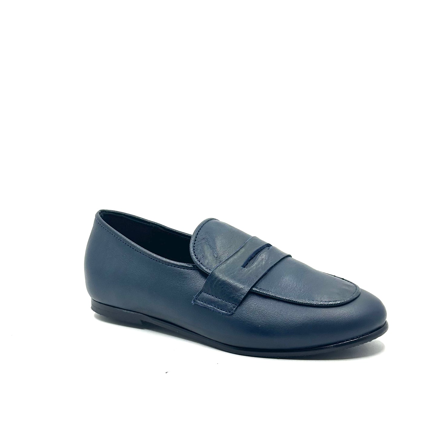 Blublonc Navy Penny Slip-On Loafer