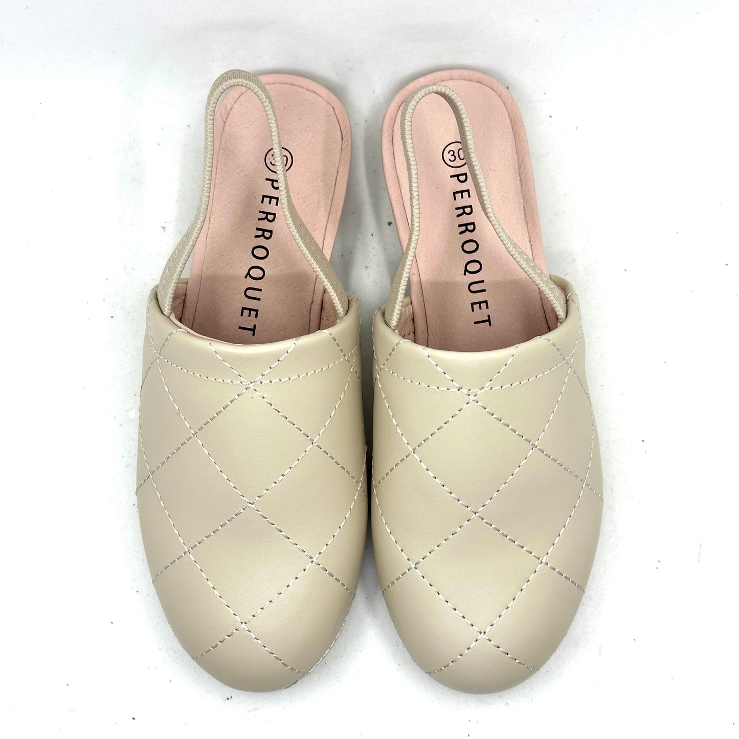 Perroquet Sand Quilted Slingback