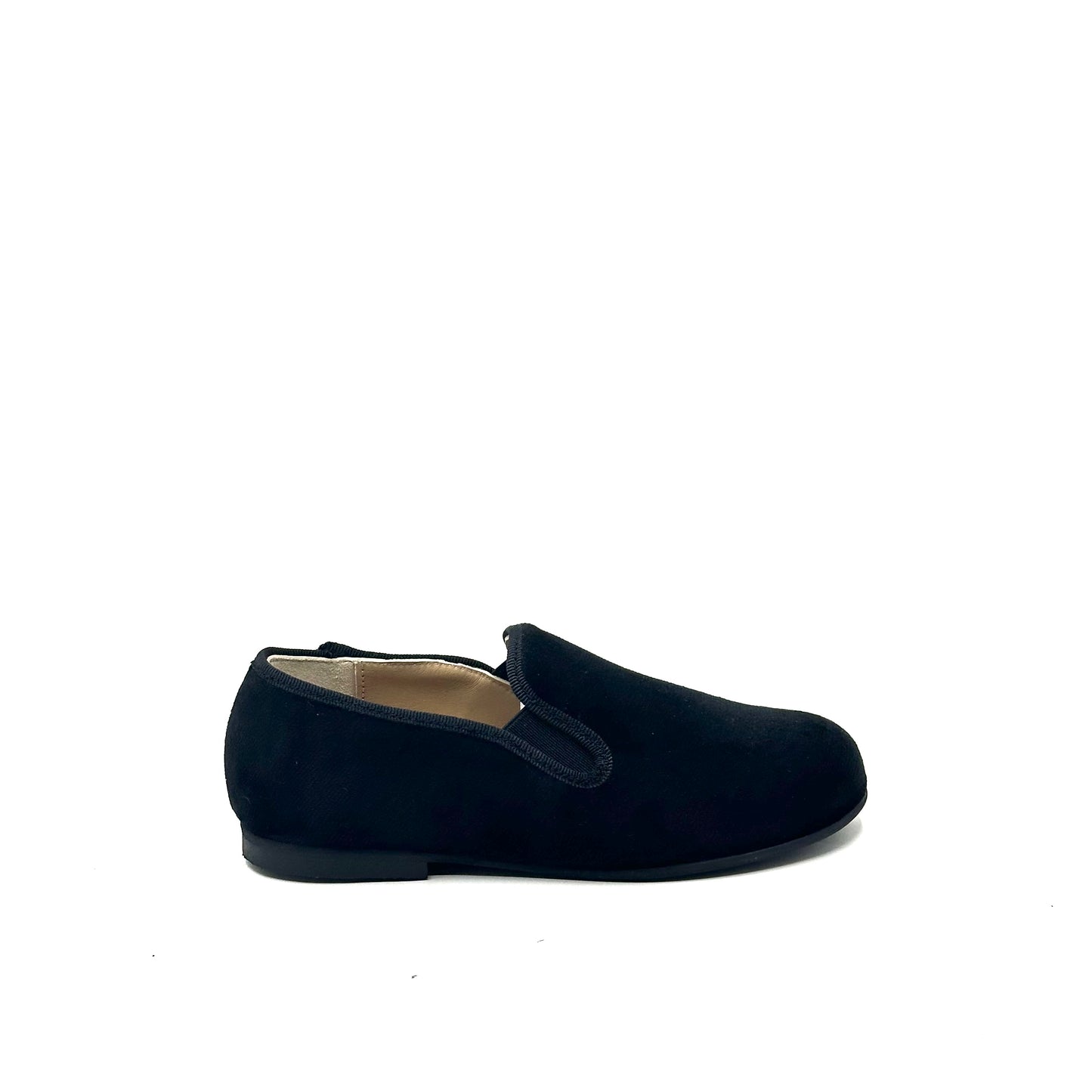 Jolee Black Velvet Slip-On Loafer