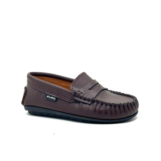 Atlanta Mocassin Dark Burgundy Penny Loafer