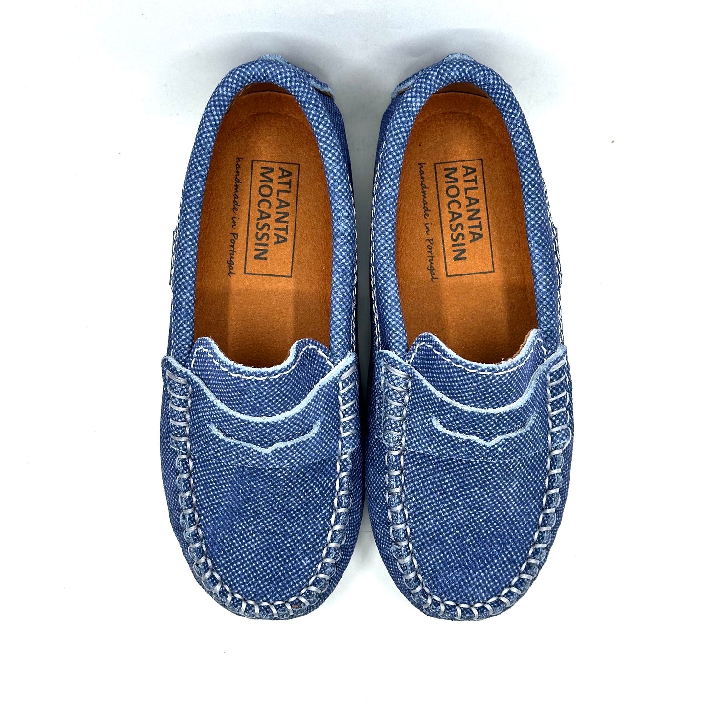 Atlanta Mocassin Blue Denim Loafer