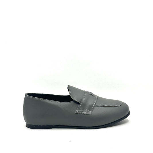 Blublonc Grey Slip-On Loafer