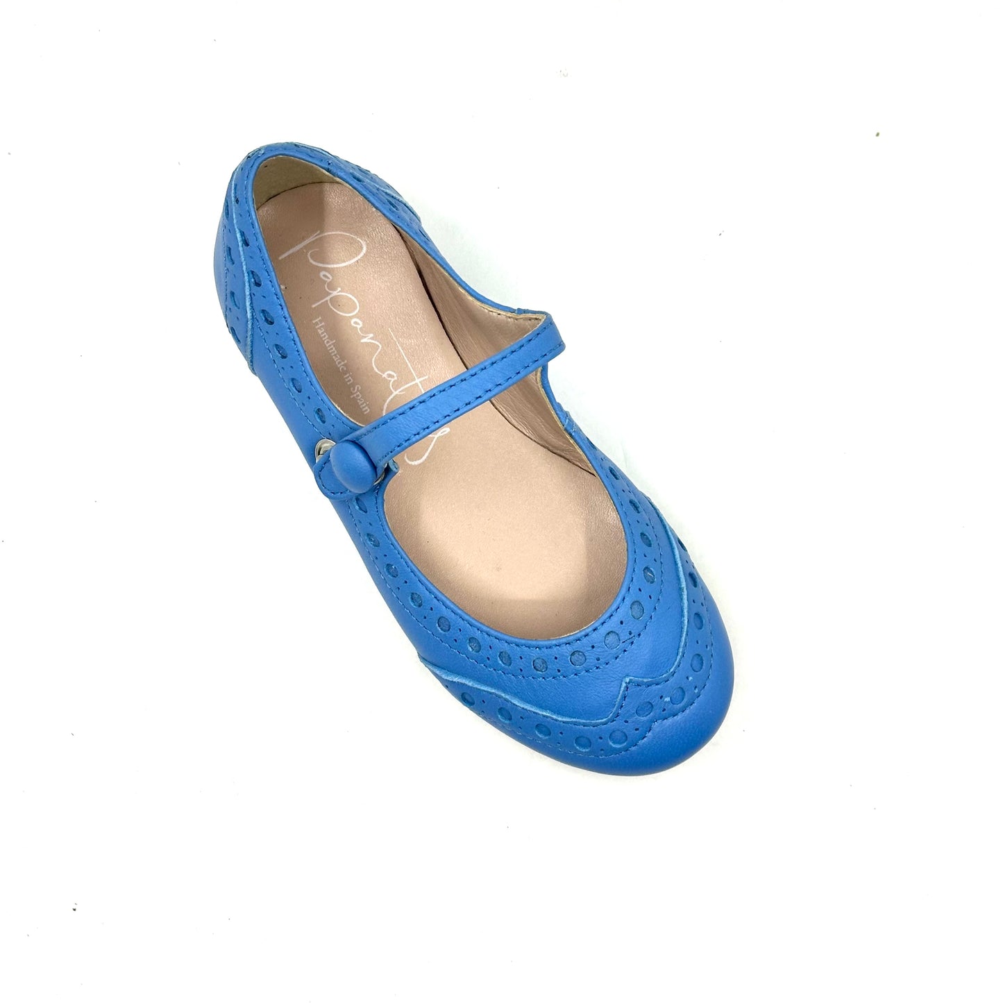 Papanatas Blue Wingtip Mary Jane