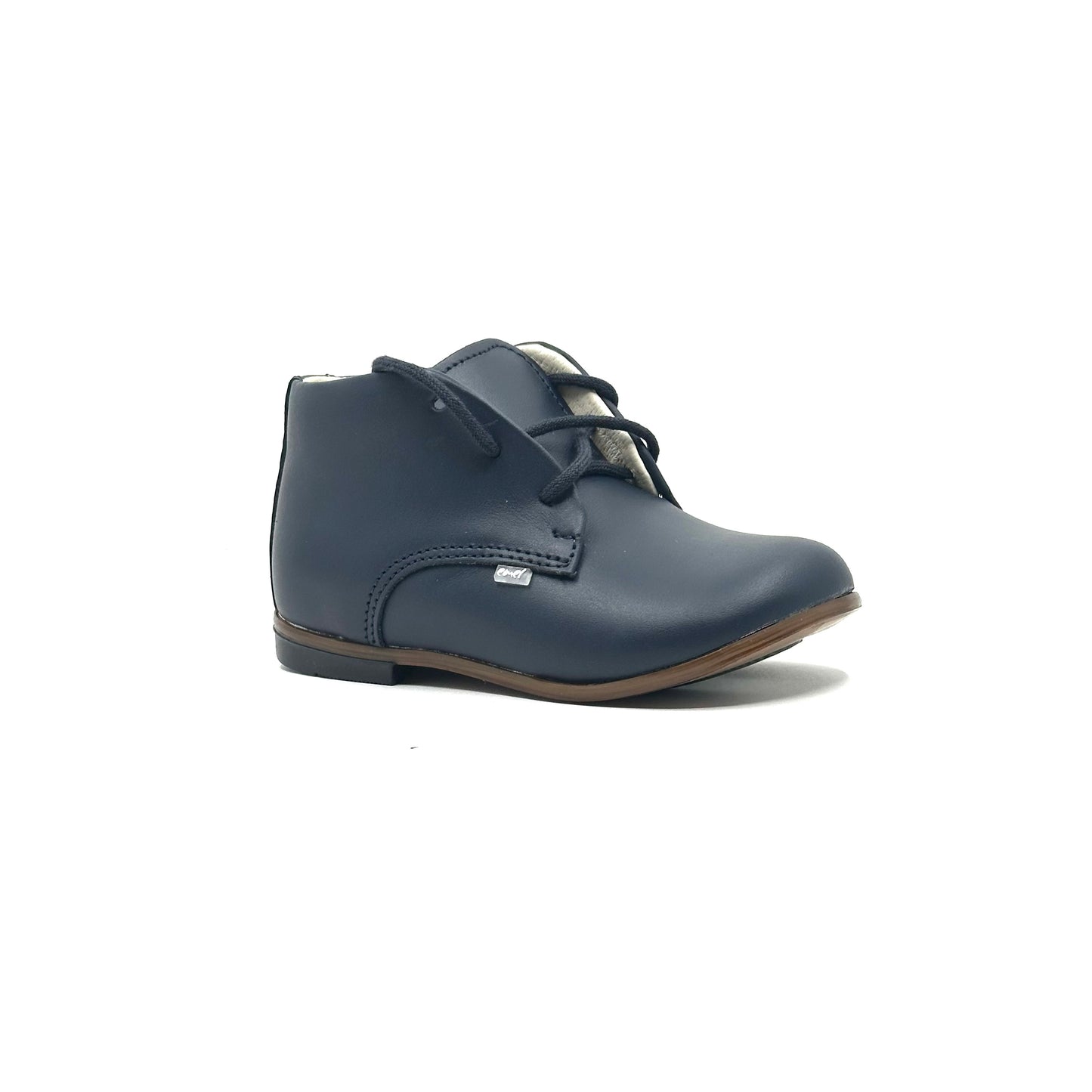 Emel Navy Leather Baby Walker