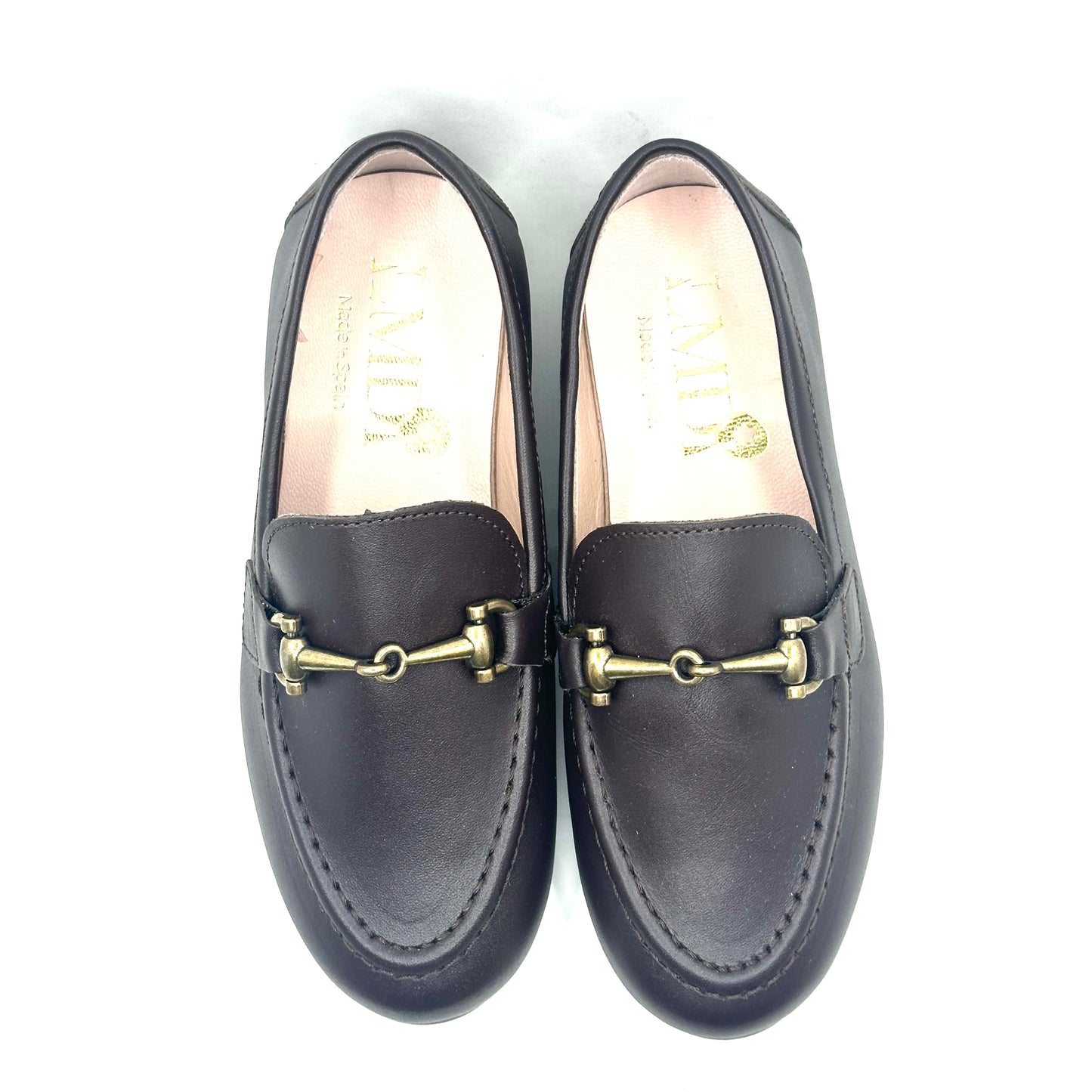 LMDI Dark Brown Chain Loafer