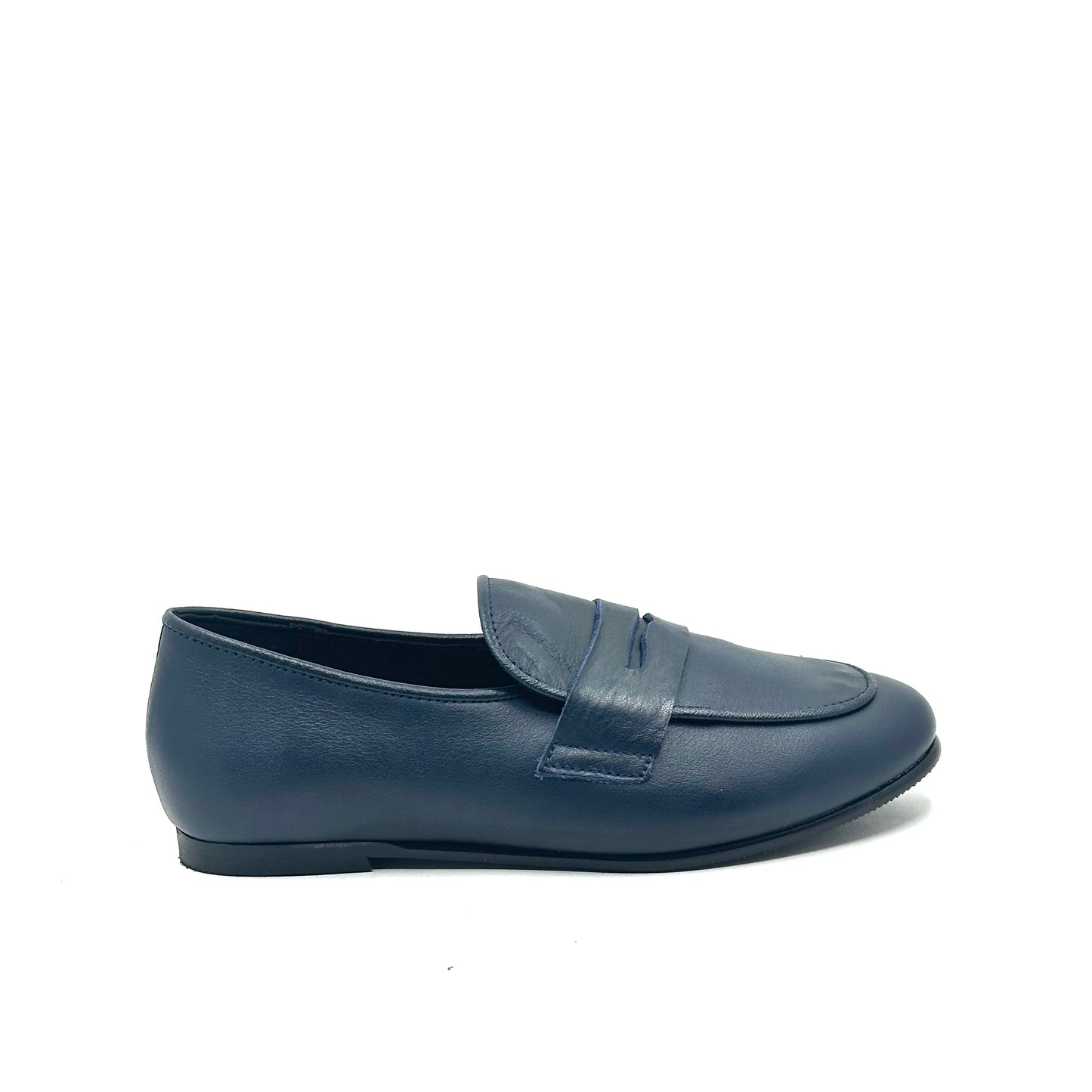 Blublonc Navy Penny Slip-On Loafer