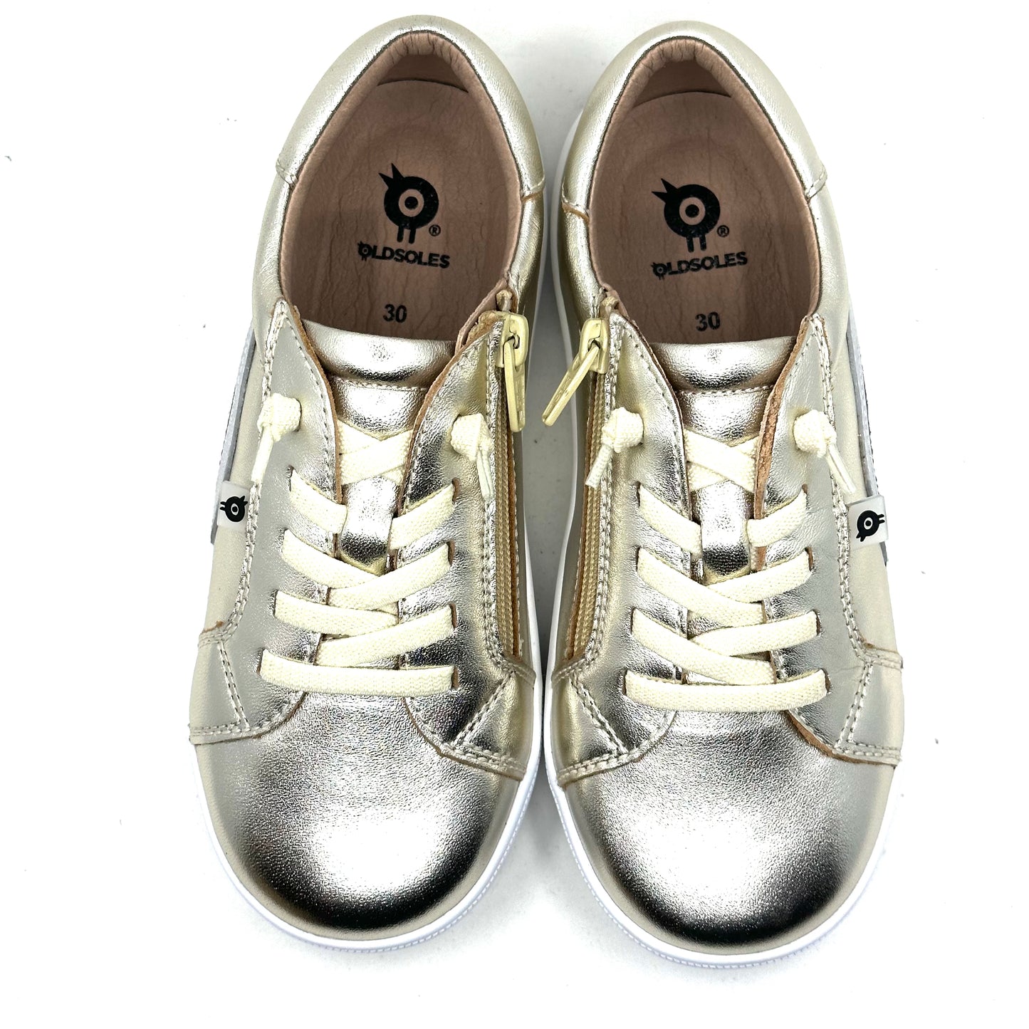 Old Soles Gold Rainbow Sneaker