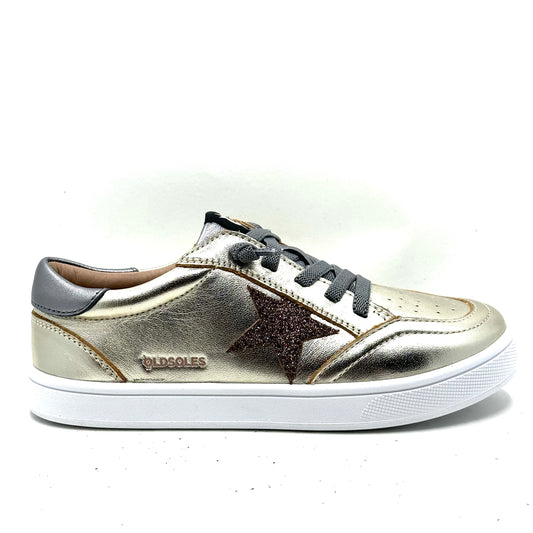 Old Soles Rich Silver Star Sneaker