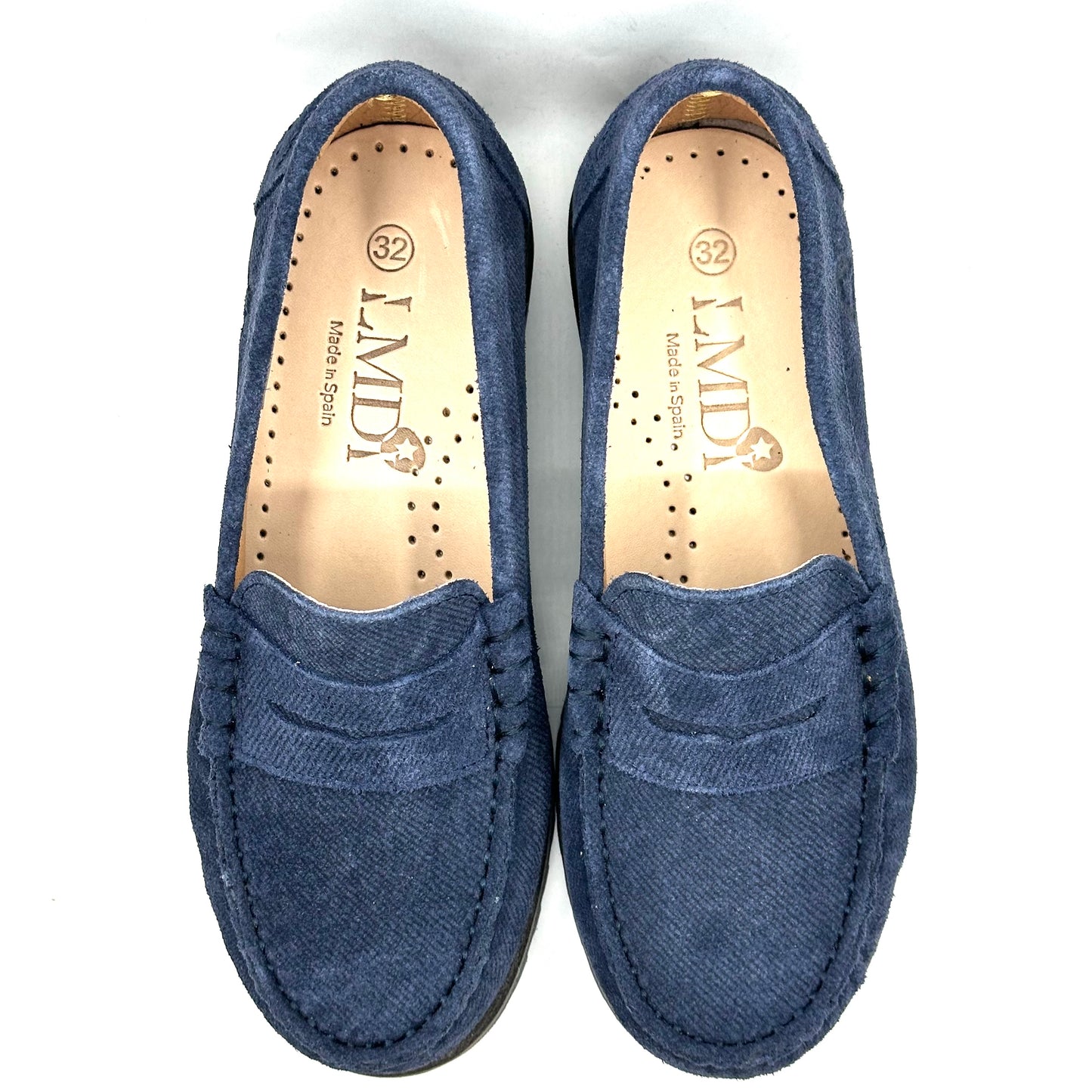 LMDI Navy Suede Chunky Loafer