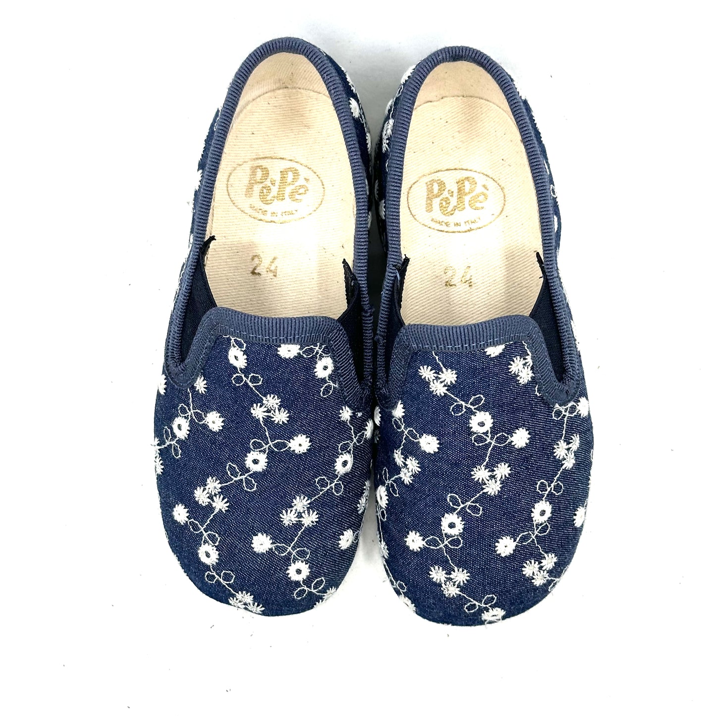 Pepe Floral Denim Slip-On Loafer