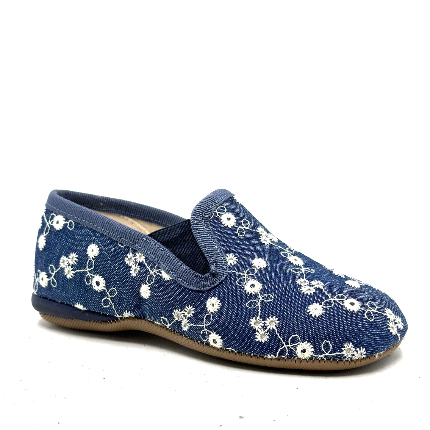 Pepe Floral Denim Slip-On Loafer