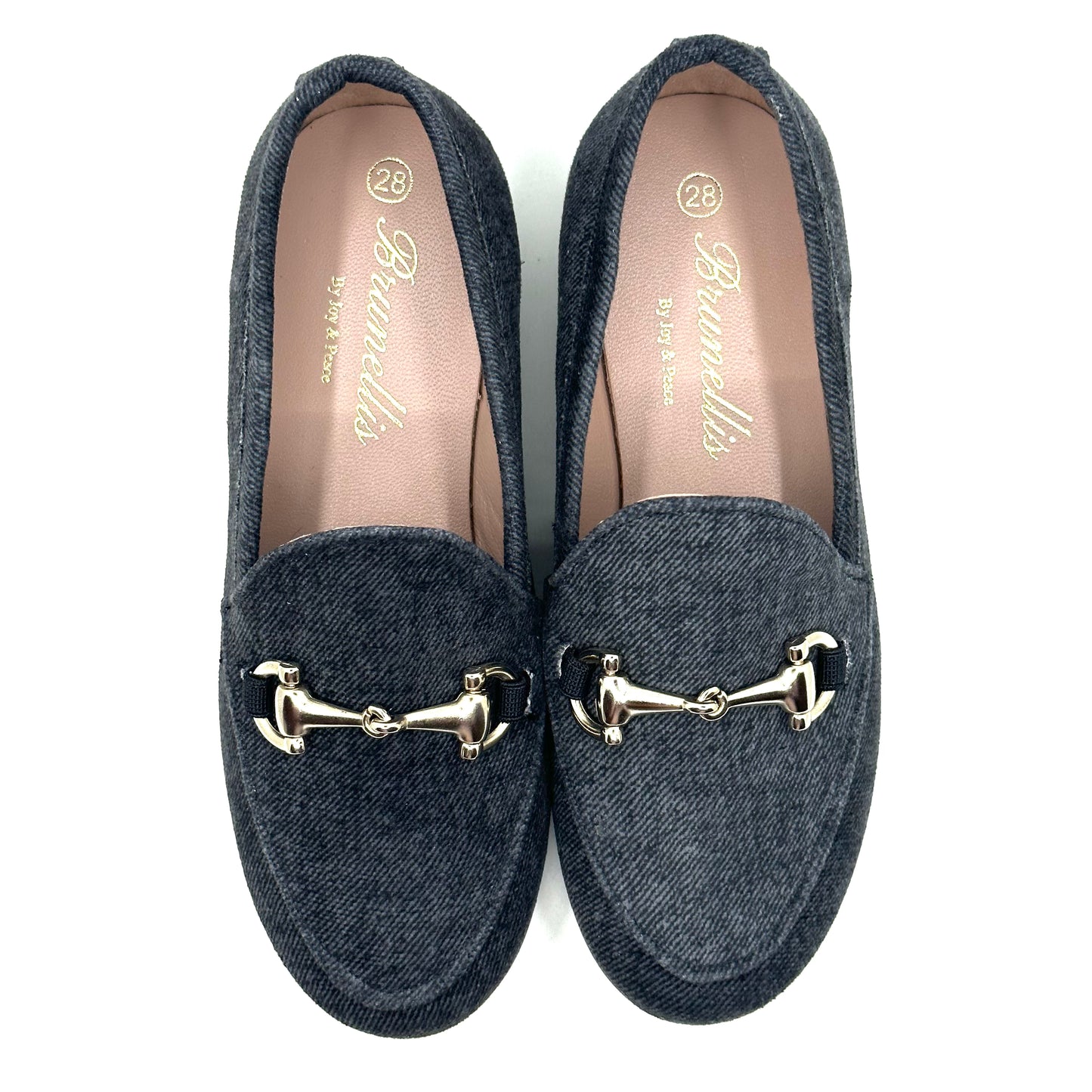 Brunellis Charcoal Grey Suede Loafer
