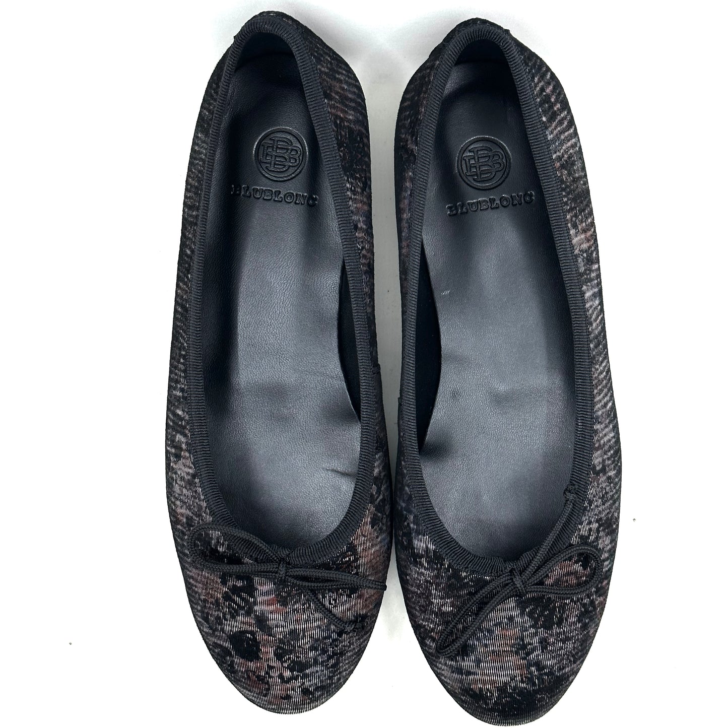 Blublonc Purple Floral Ballerina Flat