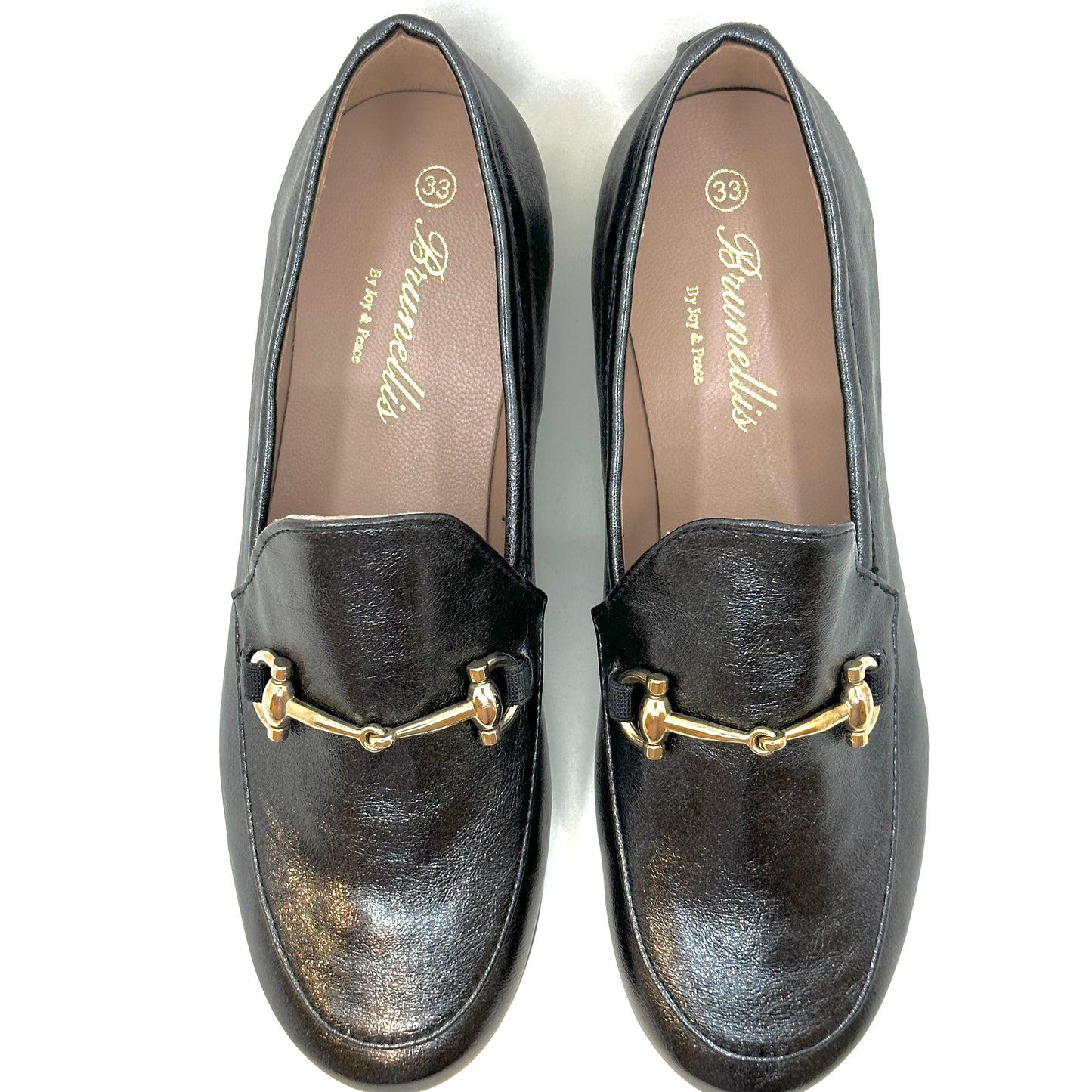 Brunellis Grey Metallic Loafer
