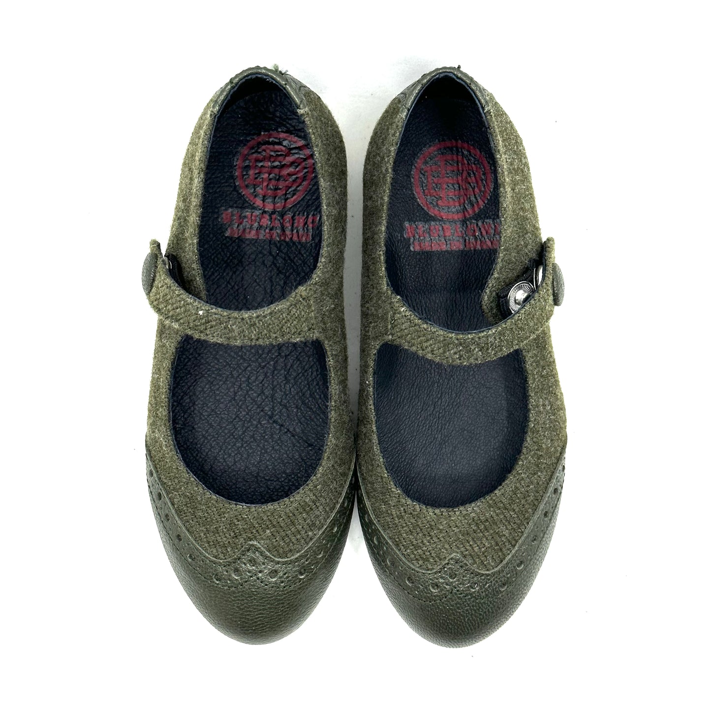 Blublonc Celiax Flannel Kaki Mary Jane