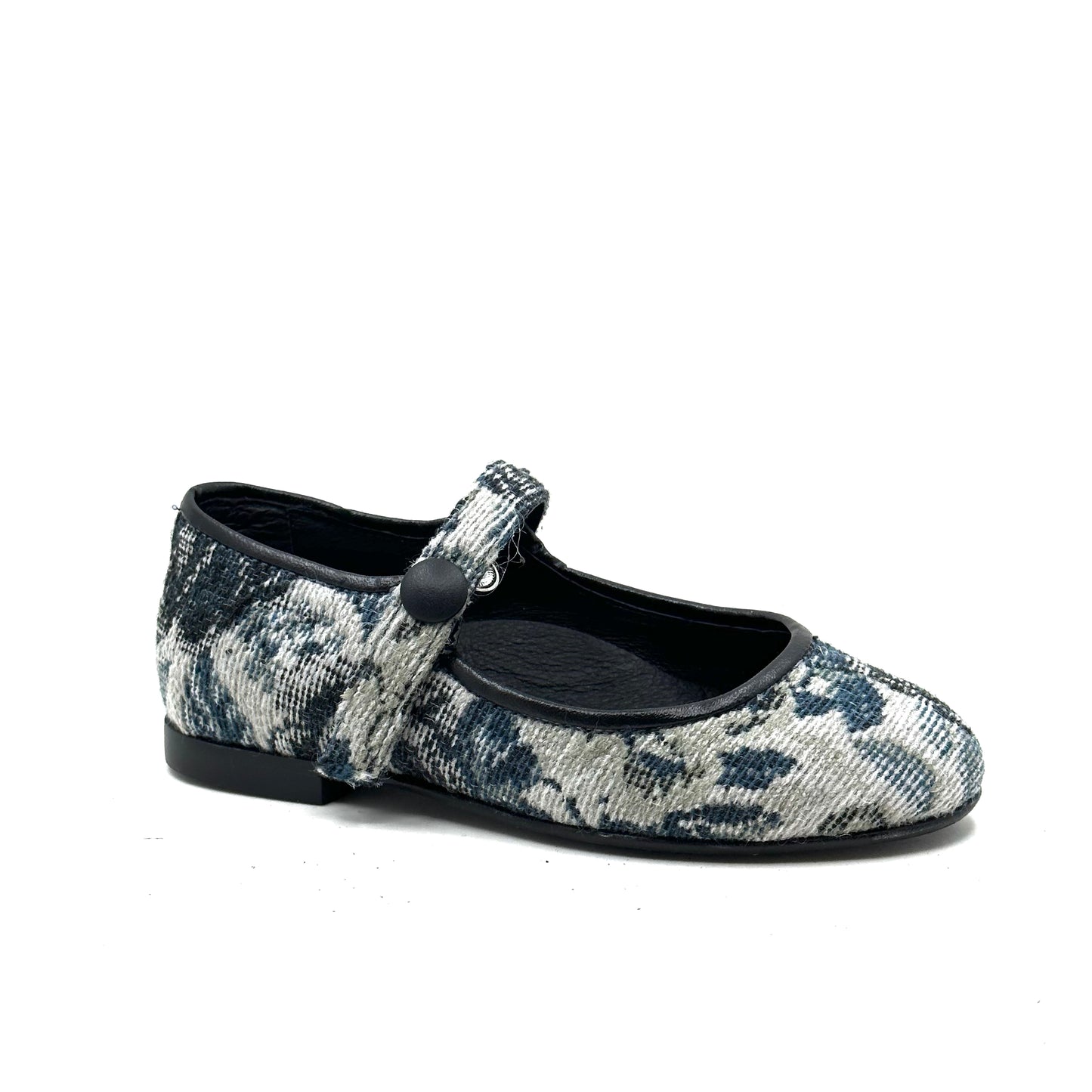 Blublonc Blue Floral Mary Jane