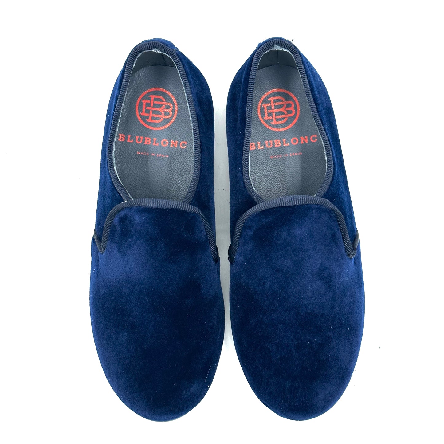 Blublonc Royal Blue Smoking Loafer
