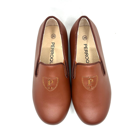 Perroquet Textured Luggage Smoking Loafer