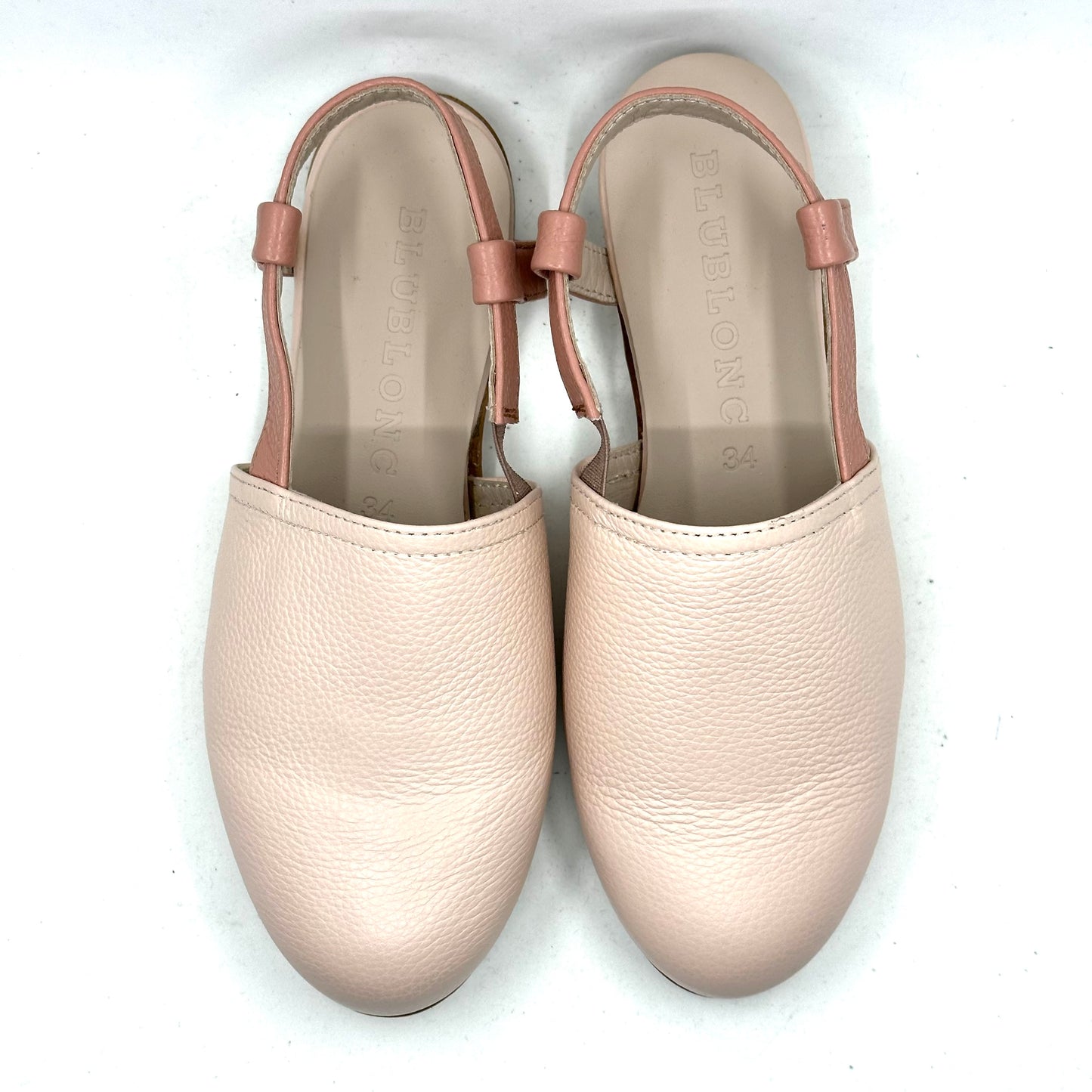 Blublonc Baby Pink Two Toned Slingback