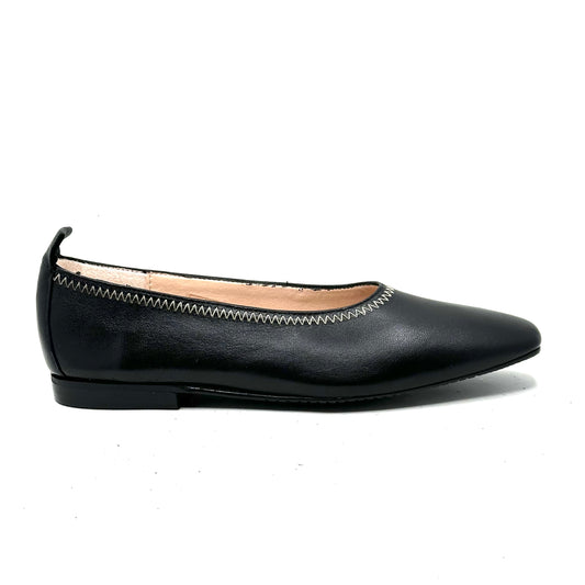 Brunellis Black Glove Ballet Flat