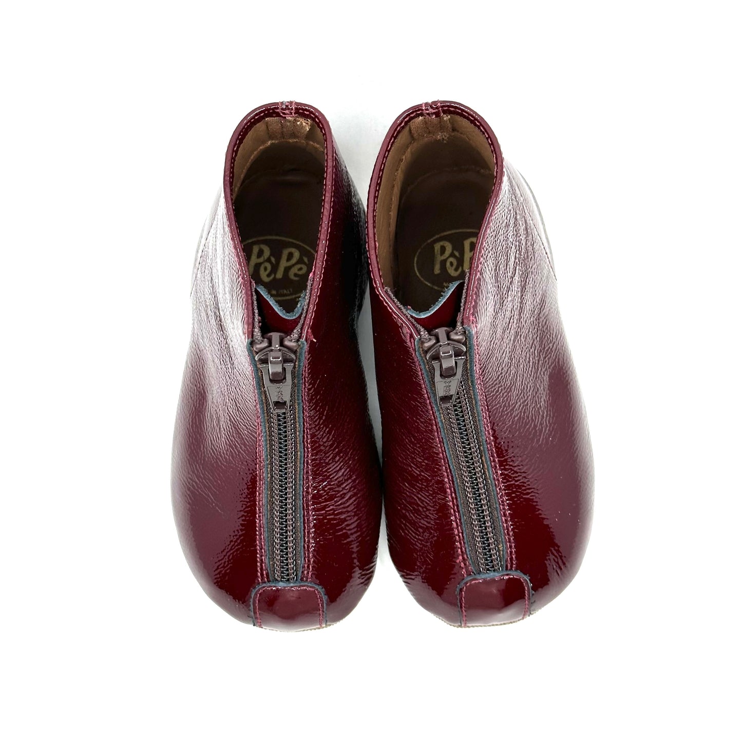 Pepe Burgundy Smooth Leather Bootie