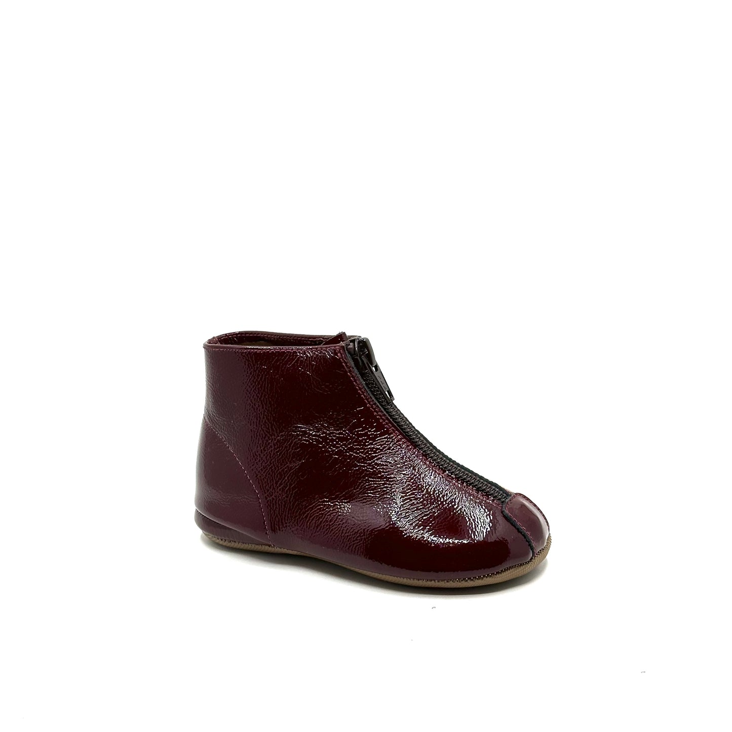 Pepe Burgundy Smooth Leather Bootie