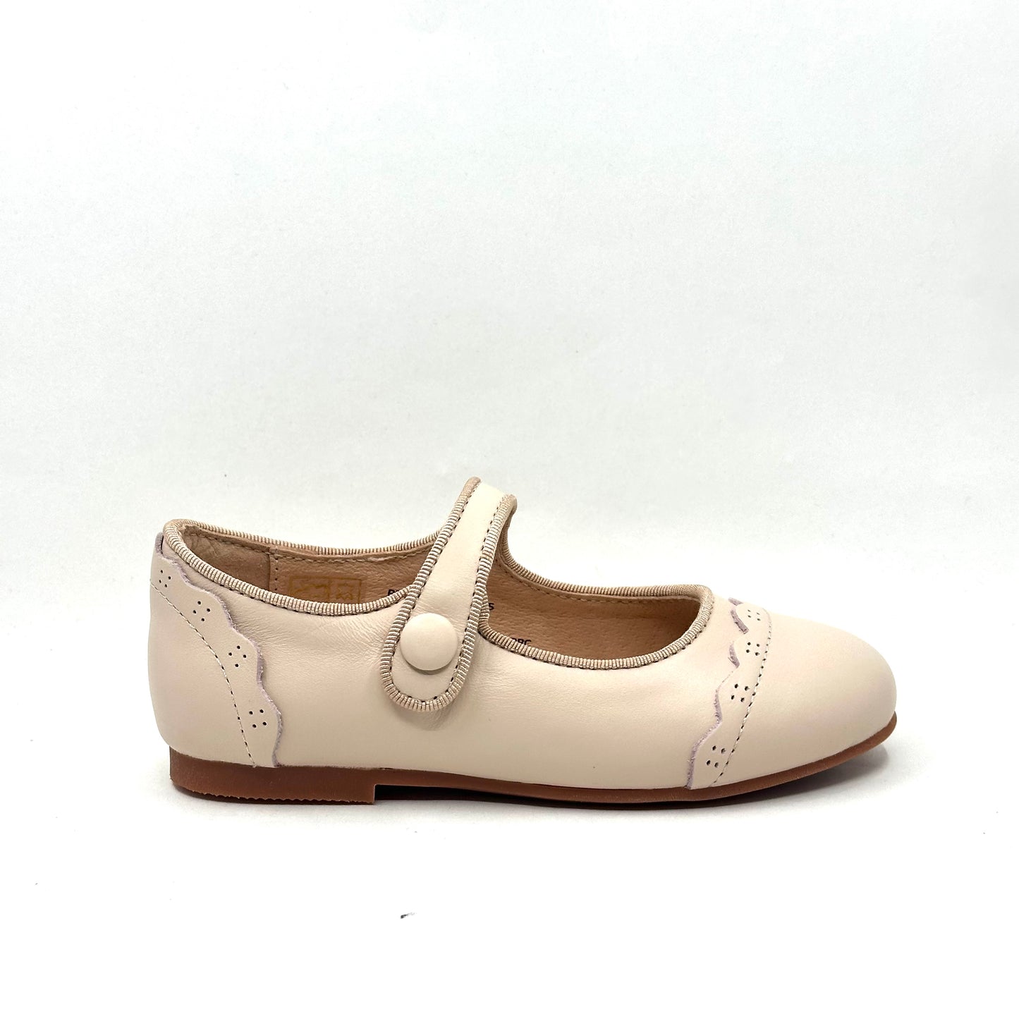 Perroquet Scalloped Pink Mary Jane