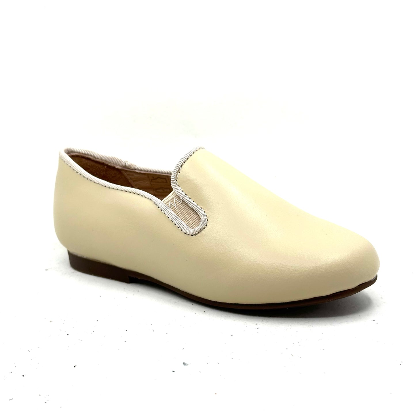 Perroquet Beige Smoking Loafer