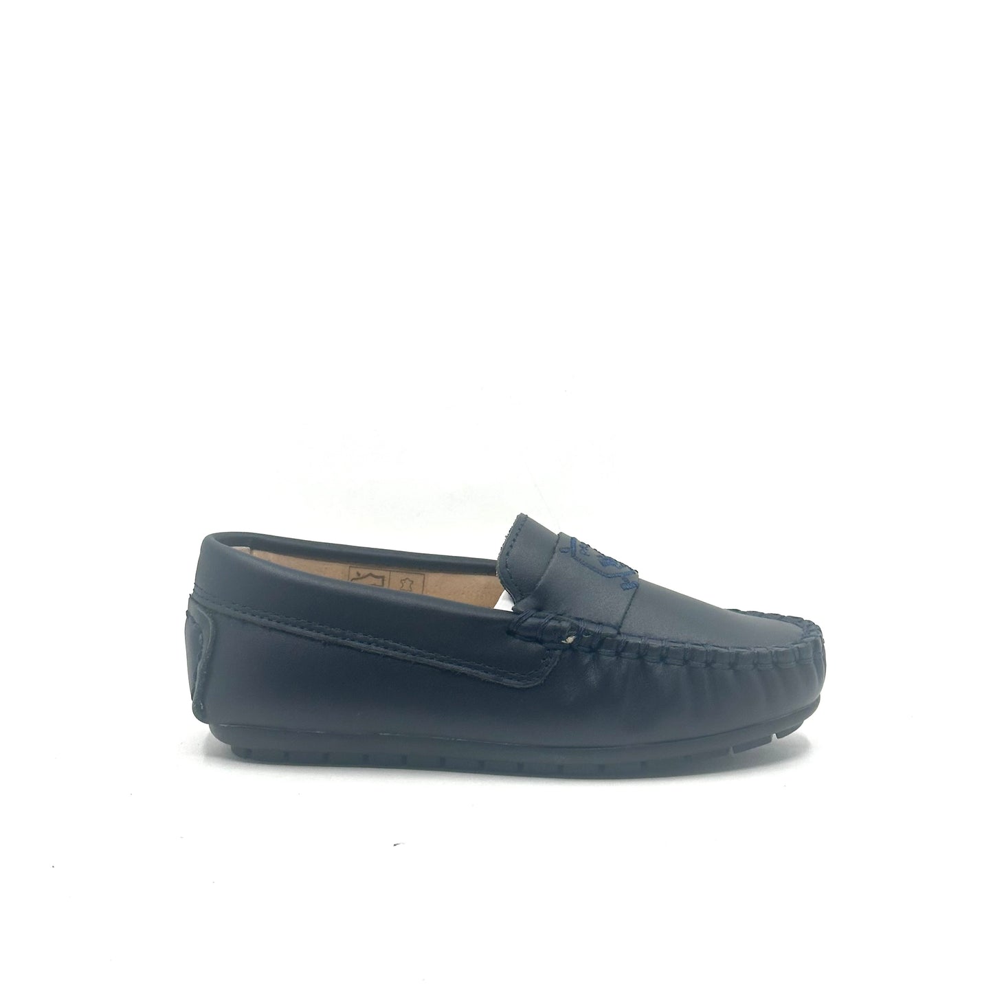 Perroquet Navy Crest Penny Loafer