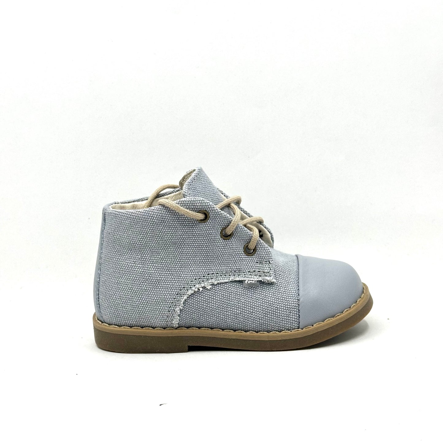 Emel Blue Linen First Walker