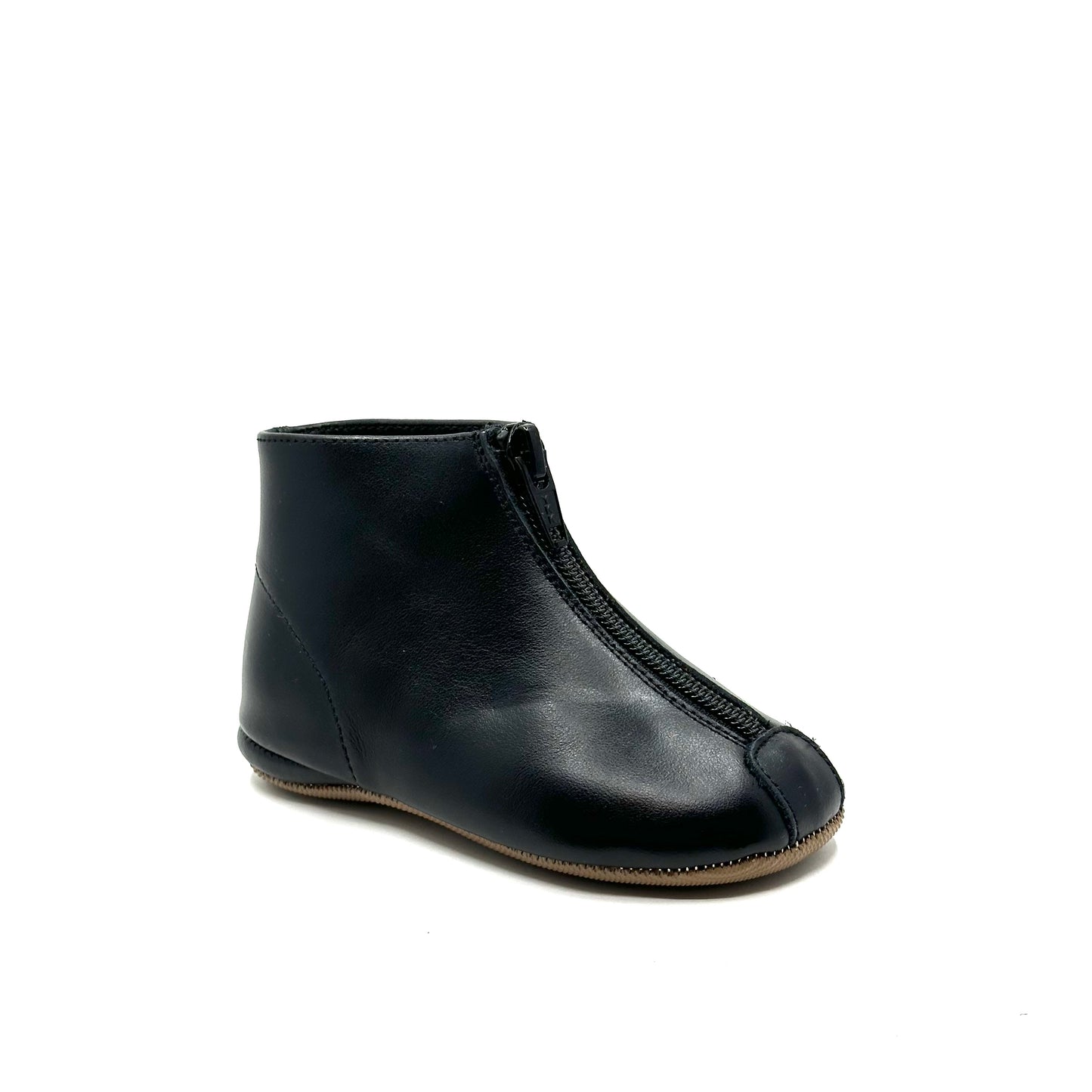 Pepe Black Leather Bootie