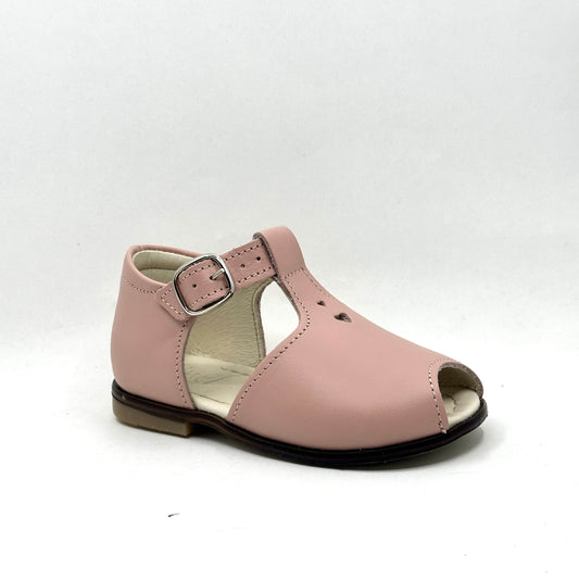 Emel Baby Pink Heart Open Toe Baby Walker