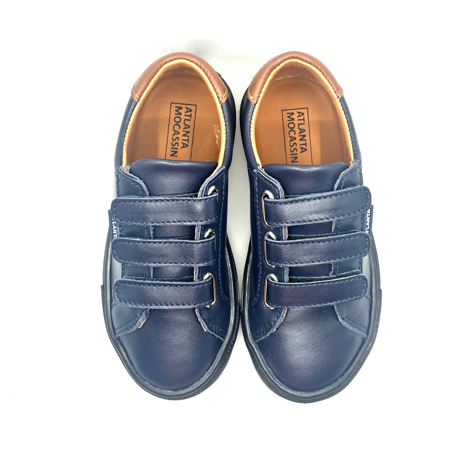 Atlanta Navy Triple Velcro Sneaker