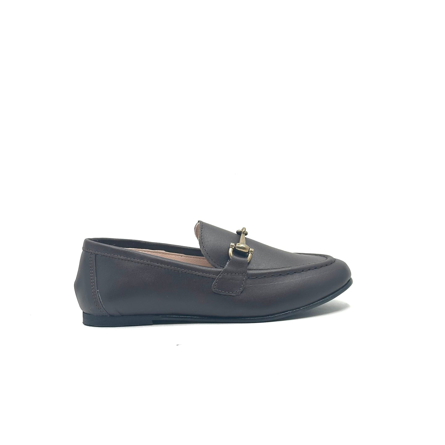 LMDI Dark Brown Chain Loafer
